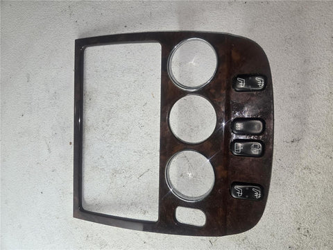 98 - 02 Benz W163 Radio Climate Control Dash Bezel With 4 Switches 16754898 OEM