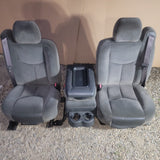 00 -06 Avalanche TAHOE SIERRA SILVERADO front manual cloth seats console seat oe
