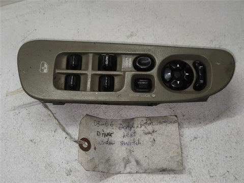 2003 - 2006 Dodge RAM 1500/2500 Driver Left Power Window Switch 5HT451L5AE OEM