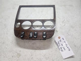 98 - 02 Benz W163 Radio Climate Control Dash Bezel With 4 Switches 16754898 OEM