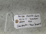 1996 - 2000 Honda Civic EX LX SI Sun Visors OEM