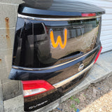 12 - 17 NISSAN QUEST REAR DOOR SPOILER TRUNK DECK Hatch Tailgate GLASS LIGHT OEM