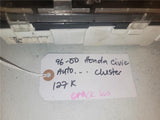 96 - 00 Honda Civic ex lx hx Speedometer Auto Instrument Cluster Dash 127k OEM