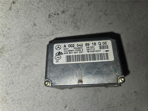 2006 Chrysler Crossfire Yaw Rate Sensor A 002 542 89 18 Q05 OEM 