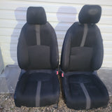 16 17 18 19 20 HONDA CIVIC SEDAN FRONT BLACK CLOTH SEAT MANUAL SEATS BAG OEM