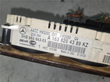  2002 - 2005 Mercedes ML500 5.0L A/C Heater Temp Control A 163 820 43 89 KZ OEM