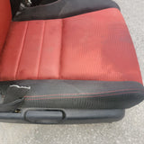 12 - 15 HONDA CIVIC SI K24 4dr FRONT manual seats RED seat w/ headrest oem