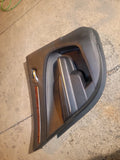 11 12 13 - 22 Chrysler 300C 400 Rear Left Door Panel Black Leather Dark Trim oem