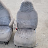 99 - 05 FORD F250 F350 FRONT GRAY CLOTH MANUAL SEAT power SEAT bucket seats OEM