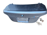 2006 - 10 BMW M5 E60 REAR TRUNK LID GATE DECK LID COVER W/ SPRING HINGES LIP OEM