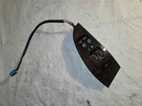 08 Mercedes-Benz CLK Power Window Master Switch Wood Grain Bezel A2097276128 OEM