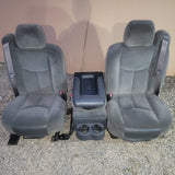 00 -06 Avalanche TAHOE SIERRA SILVERADO front manual cloth seats console seat oe
