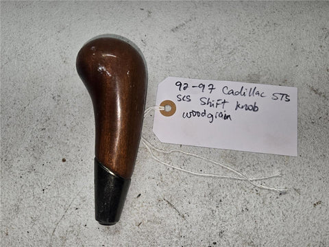 1992 - 1997 Cadillac STS SLS Shift Knob Woodgrain OEM