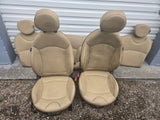 2007 - 2015 MINI COOPER S FRONT TAN LEATHER SEAT SET SEATS RIGHT LEFT OEM rear