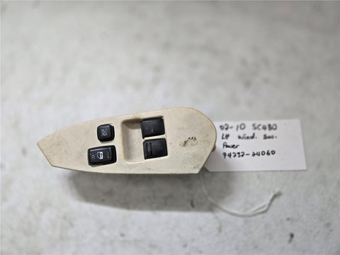 2002 - 2010 Lexus SC430 Left Hand Power Window Switch 74232-24060 OEM