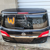 12 - 17 NISSAN QUEST REAR DOOR SPOILER TRUNK DECK Hatch Tailgate GLASS LIGHT OEM