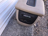 07  - 14 Suburban GMC Yukon Tahoe Center Console Armrest Black Cupholder OEM Tan