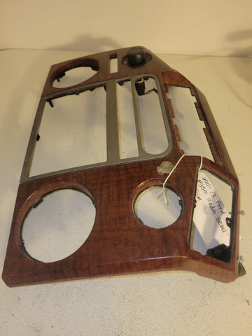 11 - 16 F250 F350 Woodgrain Center Dash Radio Surround Vent Bezel Trim Panel OEM