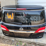 12 - 17 NISSAN QUEST REAR DOOR SPOILER TRUNK DECK Hatch Tailgate GLASS LIGHT OEM