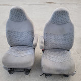 99 - 05 FORD F250 F350 FRONT GRAY CLOTH MANUAL SEAT power SEAT bucket seats OEM