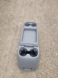 11 - 17 HONDA Odyssey front floor gray CENTER CONSOLE storage cupholder OEM