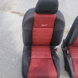 12 - 15 HONDA CIVIC SI K24 4dr FRONT manual seats RED seat w/ headrest oem