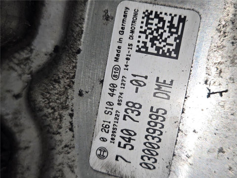2014 - 2016 BMW 550i 650i Engine Control Module Unit ECU 7 540 738 OEM