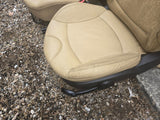 2007 - 2015 MINI COOPER S FRONT TAN LEATHER SEAT SET SEATS RIGHT LEFT OEM rear