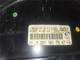 2000 - 2006 Mercedes-Benz S500 S430 S55 Instrument Cluster A 220 540 79 47 OEM