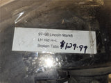 1997 - 1998 Lincoln Mark8 LH Hid Left Headlight Broken Tabs OEM