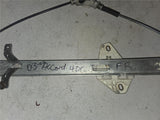 2003 - 2007 Acura 4DR Front Left Window Regulator 72210SDAA02 OEM
