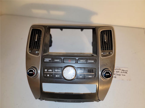 2011 - 2013 Hyundai Equus Radio dash Climate Control Panel Trim 97250-3N300 0EM