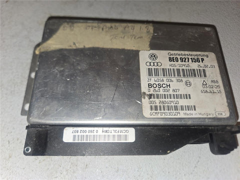 2001 - 2004 Audi A4 Transmission Control Module P/N# 8E0 927 156 P OEM