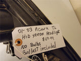 2001 - 2003 Acura TL HID Xenon Headlight NO Bulbs AC2519102 OEM