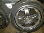 TOYOTA SUPRA NISSAN 240SX CELICA 5 LUG 17" RIMS + FREE TIRES 5 SPOKE ICW RACING