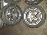 TOYOTA SUPRA NISSAN 240SX CELICA 5 LUG 17" RIMS + FREE TIRES 5 SPOKE ICW RACING