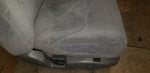 88 - 96 FORD F150 F250 F350 FRONT GRAY CLOTH MANUAL SEATS CENTER CONSOLE JUMP SEAT OEM