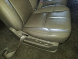 07 - 13 SIERRA SUBURBAN SILVERADO YUKON TAHOE TAN FRONT POWER SEATS SEAT OEM