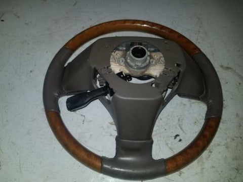 04 05 - 09 LEXUS RX330 RX350 RX400h WOODGRAIN STEERING WHEEL W/ LEATHER CRUISE