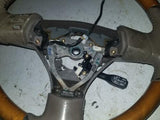 04 05 - 09 LEXUS RX330 RX350 RX400h WOODGRAIN STEERING WHEEL W/ LEATHER CRUISE