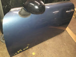 07 08 09 10 11 12 MINI COOPER S DRIVER FRONT BLUE DOOR W/ MIRROR GLASS HANDLE