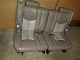 00 - 06 TAHOE YUKON DENALI ESCALADE 2 TONE TAN LEATHER 3RD ROW SPLIT SEATS SEAT