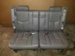 01 - 06 CHEVY TAHOE YUKON ESCALADE GRAY LEATHER 3RD THIRD ROW SPLIT SEATS SEAT