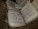 03 04 05 06 CHEVY TAHOE YUKON ESCALADE GRAY LEATHER 2ND ROW BUCKET SEATS SEAT