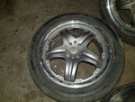 TOYOTA SUPRA NISSAN 240SX CELICA 5 LUG 17" RIMS + FREE TIRES 5 SPOKE ICW RACING