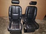 07 08 - 14 YUKON XL ESCALADE ESV SUBURBAN 2ND ROW SEATS BLACK LEATHER SEAT