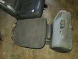 03 - 06 SIERRA SUBURBAN SILVERADO YUKON XL BLACK LEATHER 2ND ROW 60/40 SEATS OEM