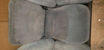 88 - 96 FORD F150 F250 F350 FRONT GRAY CLOTH MANUAL SEATS CENTER CONSOLE JUMP SEAT OEM