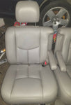 03 04 05 06 CHEVY TAHOE YUKON ESCALADE GRAY LEATHER 2ND ROW BUCKET SEATS SEAT