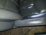 03 -06 SIERRA SILVERADO TAHOE AVALANCHE BLACK LEATHER FRONT SEATS POWER SEAT OEM